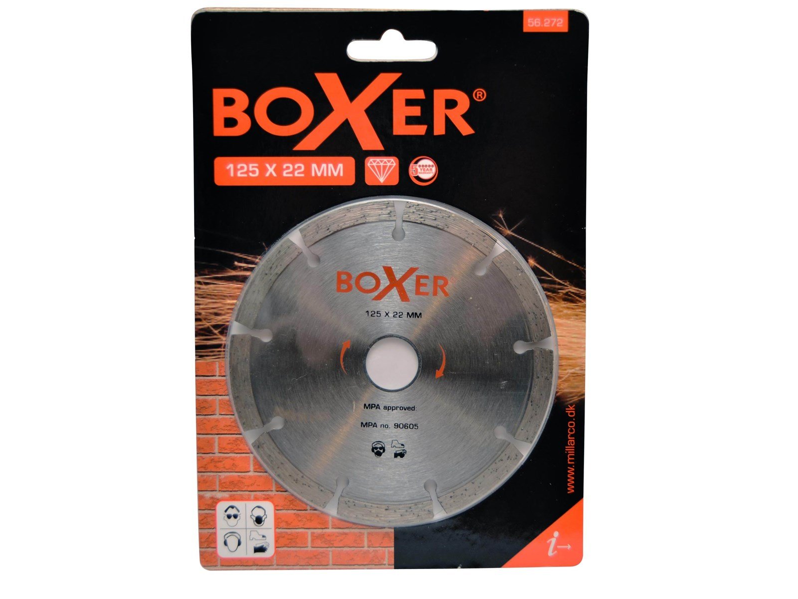 Boxer Diamond cutting disc Ø125 mm Boxer Diamond cutting disc Ø125 mm